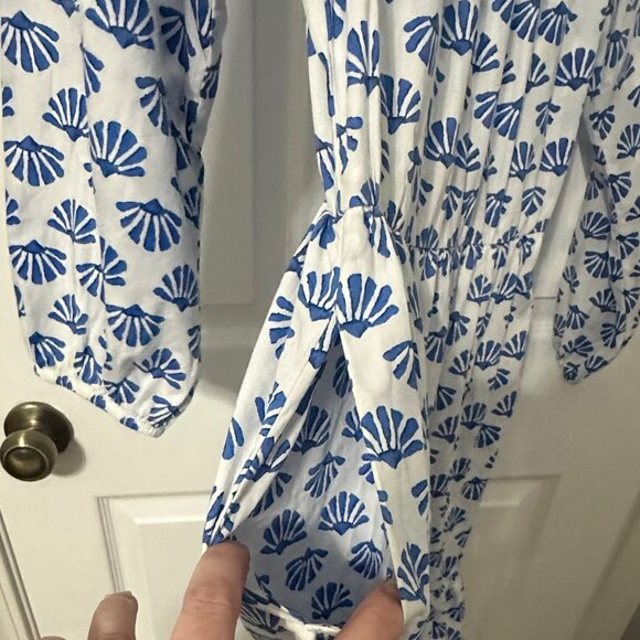 J. Crew Shell Print Summer Dress, Coastal Chic, Beachy Dress - Picture 6 of 7